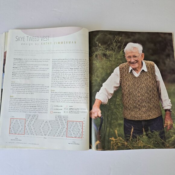 Interweave Knits Spring 2005 Magazine Featuring Knitwear Designs & Patterns For - Picture 8 of 16